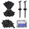 100PCS Nylon Universal Cable Tie Buckle, Latest Upgraded Multi-Purpose Plastic Cable Tie Tool Holder, High Temperature And UV Resistant Used For Daily Maintenance And Fixing Of Automobiles