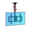 Ceiling TV Mount, Wall TV Mount Bracket, Adjustable Height Coping Ceiling, Fits 37-85inch LCD Flat Screen TVs, Metal Expansion Screw Fixing view 1