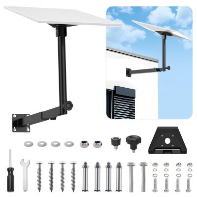 Adjustable Starlink Gen 3 Mount, 360 Rotatable Starlink Pole Mounting Kit Compatible with V3 Starlink Standard Dish (Length-27.5 inch)