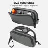 BANGE Travel Organizer Case, Water Resistant Electronics Travel Bag Organizer for Cable,Easy to store backpacks (Grey) view 3