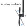 TV Standtv Wall Mount Ceiling TV Mount Bracket Fits Most 26-60 Inch LED Screen Display TV Mount for Market/Hotel/Meeting Room/Mall,34m view 2