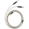 GUCraftsman 6N Single Crystal Silver Upgraded Headphone Cable, 4.4mm 3.5mm 4-Pin XLR HiFi Cable for Yamaha YH-5000SE YH-4000 YH-C3000 (4 Pin XLR Plug) view 3