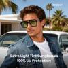 Cyxus Light Green Blue Light Glasses for Men Women Reduce Eyestrain UV Protection for Computer Screen 8316G01 view 4