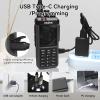 Radtel RT-6D DMR Radio 500K Contacts Dual Band Walkie Talkie Dual Time Slot Two Way Radio Tier 1+2 Ham Radio Long Distance 1024 Channels Type C Charge view 3