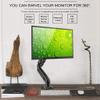 360 Degree Rotatable Monitor Tv Display Holder Adjustable Table Stand Desk Mount Bracket for 17-27inch Screen view 2