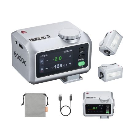 Godox Mini iT30Pro N iT30 Pro N for Nikon TTL Flashlight Wireless Touch Screen Portable Flashlight HSS 1/8000 Second Compatible with Mirrorless Cameras External Flash Compatible for Nikon Silver