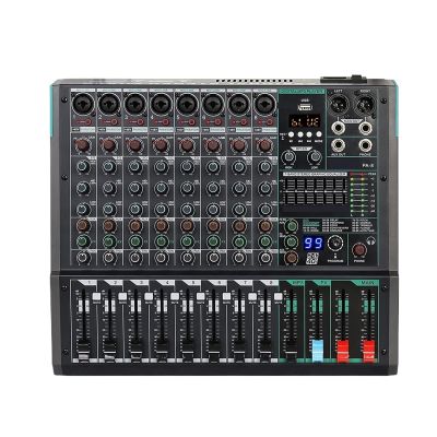 D3LX0Z1 Audio Console Mixer USB Interface Connection 256 8 Channels Digital Audio Mixer Console for Stage