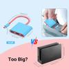 D3LX0Z1 USB 3.0 Hub Adapter USB C Splitter TV Portable Docking Station(3 in 1) view 3