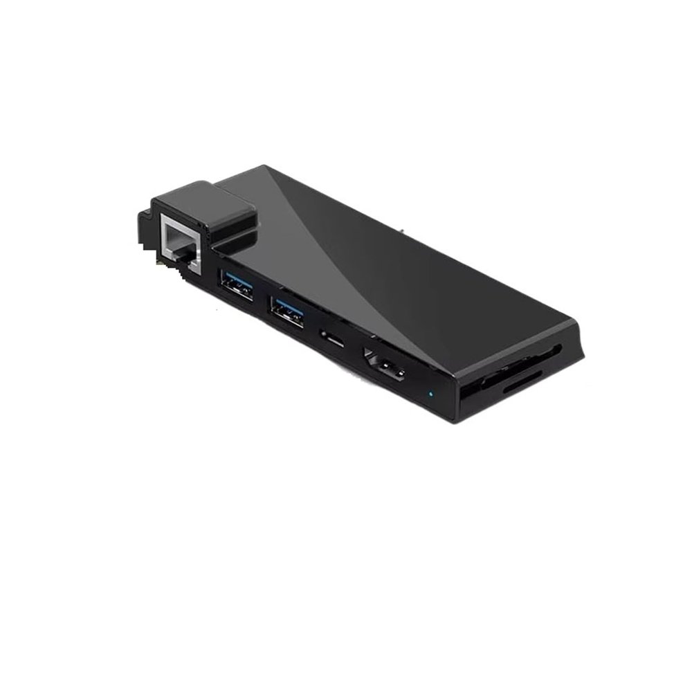 5MNG0Y8 USB C HUB 7 Adapter Dock with Multi Port Hub USB 3.1 to 100Mb RJ45 Splitter Connect TV(7in1 no RJ45)