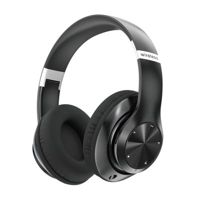 EAORUL Headphones Wireless Bluetooth with Mic, Wireless Headphones Over Ear with Hi-Fi Audio Deep Bass,3.5MM Cable,Soft-Earpads (NO ANC)