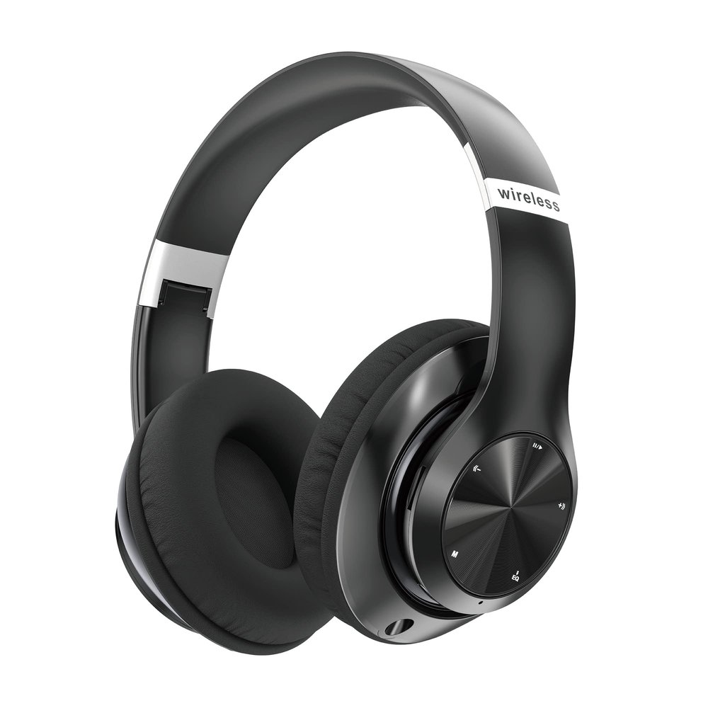 EAORUL Headphones Wireless Bluetooth with Mic, Wireless Headphones Over Ear with Hi-Fi Audio Deep Bass,3.5MM Cable,Soft-Earpads (NO ANC)