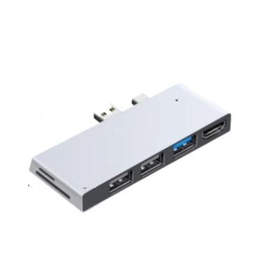 5MNG0Y8 6 in 1 Docking Station Dock Station with RJ45 HDMI-Compatible USB 3.0 Hub(RJ45 HDMI)