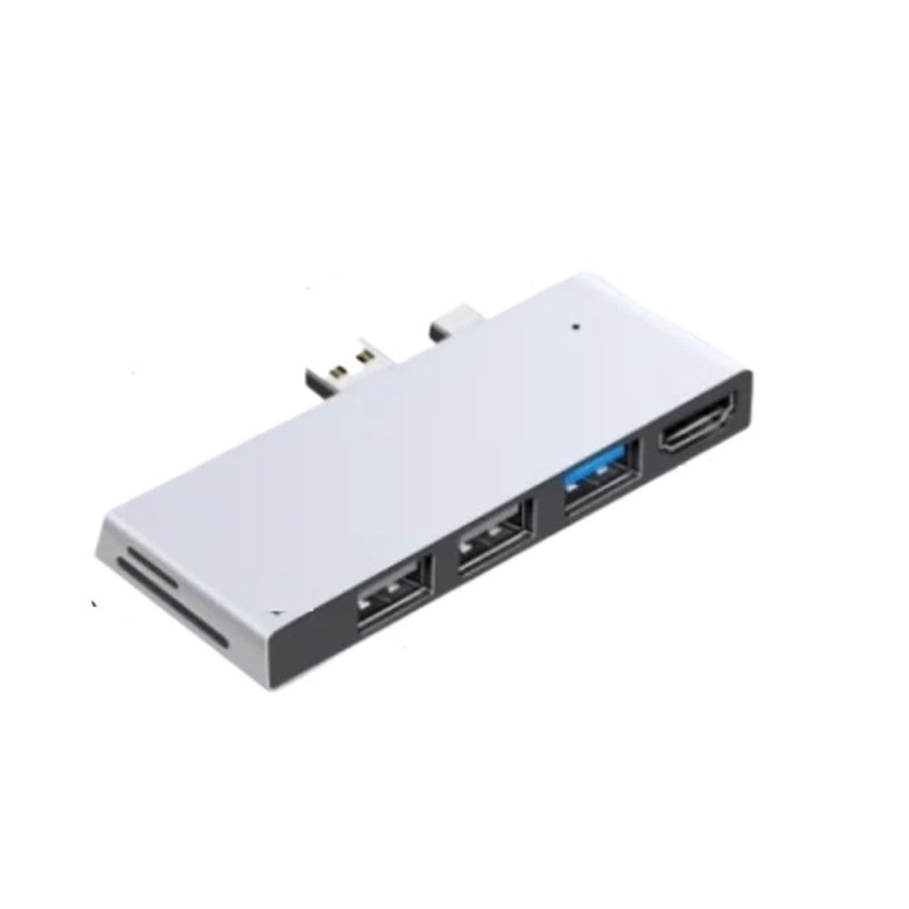 5MNG0Y8 6 in 1 Docking Station Dock Station with RJ45 HDMI-Compatible USB 3.0 Hub(RJ45 HDMI)