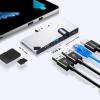5MNG0Y8 6 in 1 Docking Station Dock Station with RJ45 HDMI-Compatible USB 3.0 Hub(RJ45 HDMI) view 2