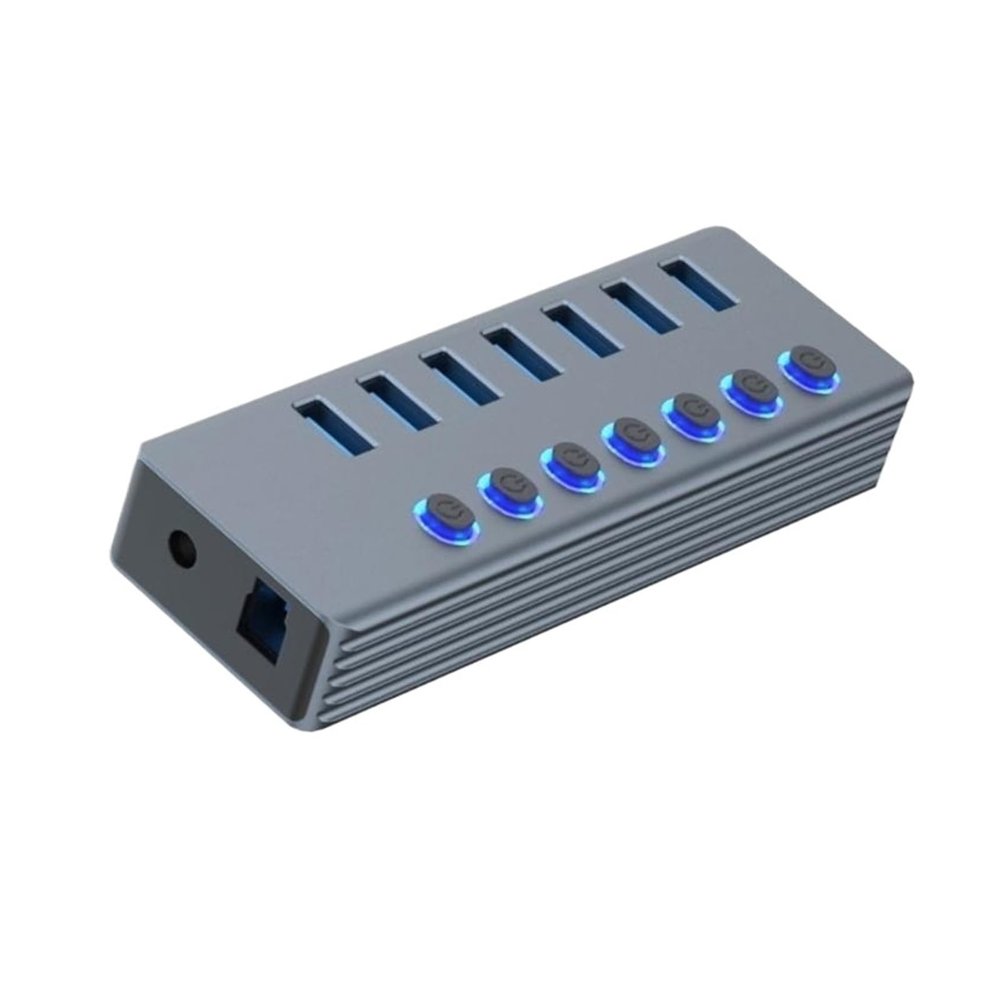 5MNG0Y8 U75B USB Data Hub 7 Port with LED Indicators for Fast Data Sync Across Devices