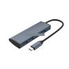 5MNG0Y8 H9EB USB C Docking Station USB C Hub 4 in 1 Docking Station with USB HUB for Grey view 1