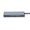 5MNG0Y8 H9EB USB C Docking Station USB C Hub 4 in 1 Docking Station with USB HUB for Grey view 4