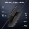 5MNG0Y8 TC97 USB Hub USB 3.1 Docking Station USBC to Dual HDMI 10Gpbs Type-C 100W Adapter Type-C 3.1 view 2