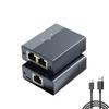 5MNG0Y8 1000Mbps RJ45 Splitter 1 to 2 Ethernet Adapter LAN Connector rj45 Splitter Switch Coupler for PC Laptop TV Box Router(1 to 4) view 2