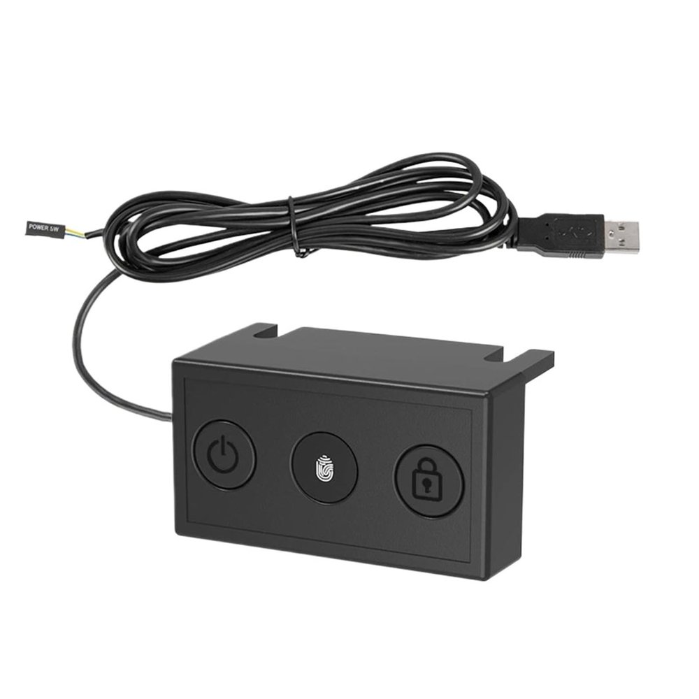 5MNG0Y8 USB Fingerprint Reader for Windows Desktop Computer Fingerprint Unlock, Login, and Wake-Up Device