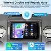 2+64G Car Stereo Radio for Ford F150 with Wireless CarPlay Android Auto 7" Touch Screen Bluetooth Audio with GPS Navigation Mirror Link WiFi RDS Hi-Fi Backup Camera MIC view 2