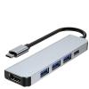 5MNG0Y8 11-in-1 USB C Docking Stations USB C HUB Type C to HDMI Adapter USB 3.0 Splitter Adapter(6-in-1 HDMI) view 4