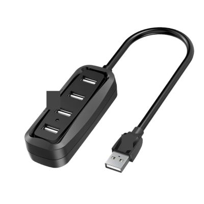5MNG0Y8 USB 2.0 HUB 4 Port with LED Multi USB Splitter Computer Accessories Laptop HUB USB 2.0(0.5m)