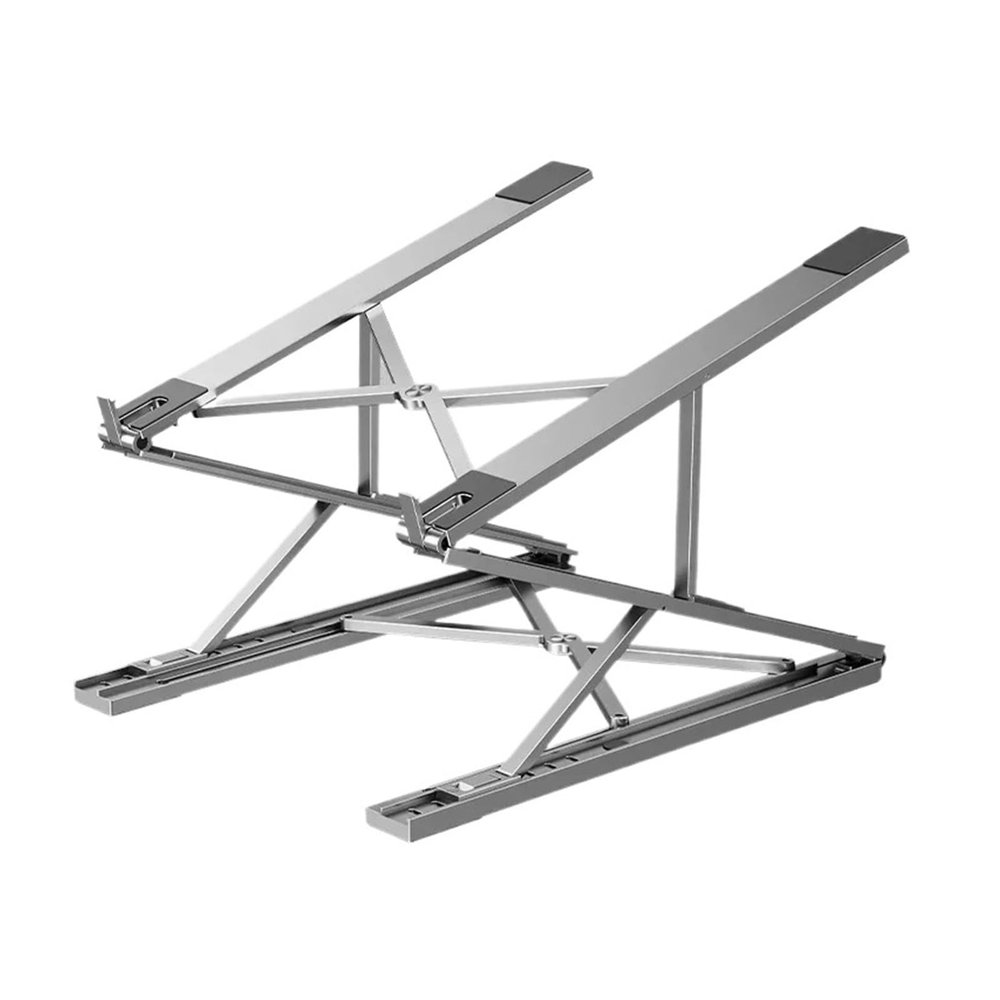 5MNG0Y8 Metal Foldable Laptop Stand 7+8 Gear Adjustable Portable Stable Tablet Riser Holder Notebook Computer Support Bracket(200A)