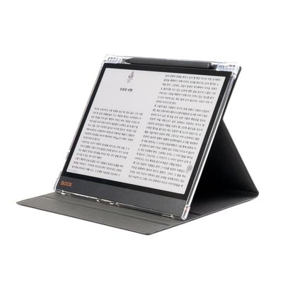 2in1 Case for Onyx Boox Note Air5 C/Air 4 C/Air 3 C, Magnetic Detachable Kickstand Flip Cover and Inner TPU Jelly Case with Auto Sleep/Wake (Black)