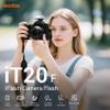Godox iT20-F Silver Compact Camera Flash - Upgraded from iM20 with TTL Function & Magnetic Accessories, 45g Lightweight, 700+ Flashes, 1.5s Recycling, USB-C Charging, Compatible with FujiFilm Cameras view 2