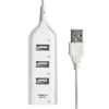 5MNG0Y8 USB 2.0 Hub 6 Port Hub Multi Splitter Port 100cm Long Cable Multiple Expanderfor Computer Laptop PC USB Adapter Accessories(A White) view 3