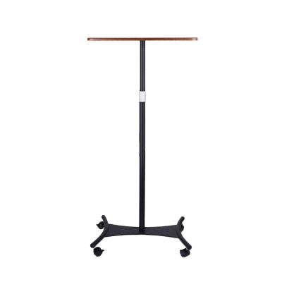 Laptop Floor Stand,Movable Standing Workbench,Adjustable Projector Shelf,Suitable for Home Outdoor Office,Easy to Move(Black)