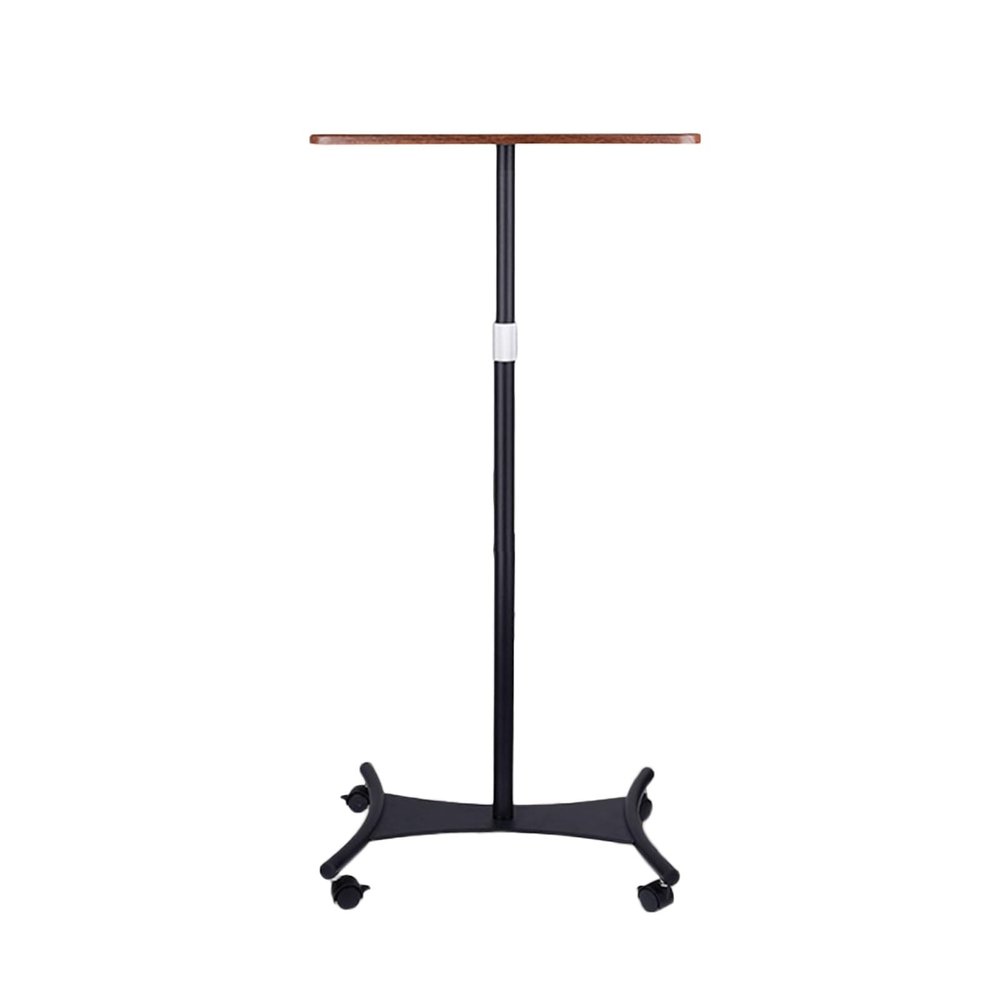Laptop Floor Stand,Movable Standing Workbench,Adjustable Projector Shelf,Suitable for Home Outdoor Office,Easy to Move(Black)