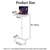 Laptop Floor Stand,Movable Standing Workbench,Adjustable Projector Shelf,Suitable for Home Outdoor Office,Easy to Move(Black) view 3