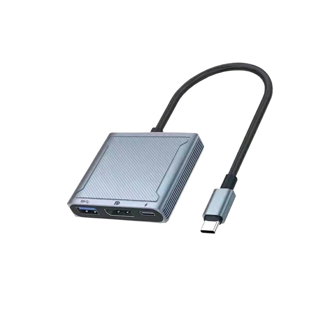 5MNG0Y8 USB C to DP Dock Station 3in1 Hub Type-C to PD100W Charging USB Adapter for PC Laptops Monitor