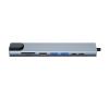 5MNG0Y8 8 in1 Type C Hub USB C USB3.1 to HDMI Adapter with RJ45 SD/TF Card Reader PD Fast Charge for Laptop PC USB Port Hub(8in2 USB C Hub) view 1