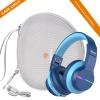 Aproca Kids Headphones Case Compatible with iClever BTH12 / HS19 / BTH26 Kids Bluetooth Headphones, Storage Hard Bag -Grey (Case Only) view 4