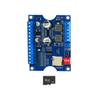 Voice Playback Module with 1GB Card,80W Low Lever Trigger DC 9-24V CH358D Chip Support USB Download, MP3 Hardware Decoding,10-Way Button One-to-One,8 Combined Voice Board for Industry Broadcast. view 1