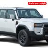 2 Pcs Side Wing Decorative Sticker for Toyota Land Cruiser 250 1958 Prado Lc250 J250 Fender Cover Decoration Exterior2025-2025 (Carbon Fiber) view 4