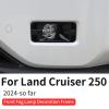 2 Pcs Front Fog Lamp Cover Decoration Frame for Toyota Land Cruiser 250 1958 Prado Lc250 J250 ABS Exterior 2024-2025 (Black) view 2