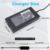 135W 7.1A 19V PA-1131-05 Charger Compatible with Acer Nitro 5 Gaming Laptop AN515-54 AN515-55 AN515-53 AN515-44 AN515-51 AN515-41 AN515-43 AN515-45 AN515-56 AC Adapter Power Supply 5.5mm x 1.7mm view 3