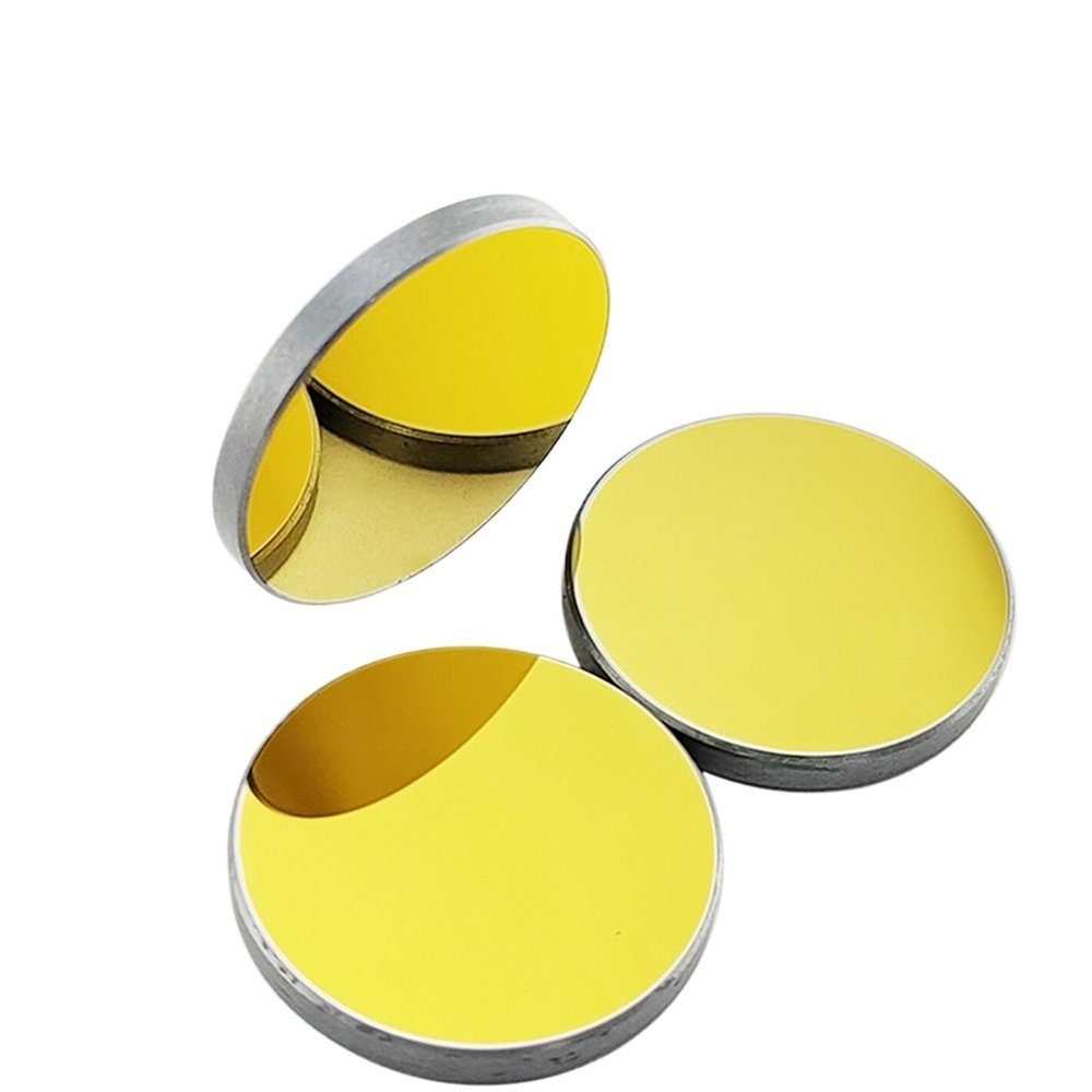 1pc Co2 Laser Si Reflective Mirrors for Laser Gold-Plated Silicon Reflector Lenses Dia. 20 25 30mm(20mm)
