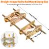 4 Pcs Antenna Mast Clamp TV Satellite Pole Mount Bracket - Heavy Duty Rod to Rod Clamp - Double Pipe Connection Clamp view 2