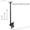 BYFSRUS tv Wall Mount' TV Stand,tv Wall Mount Adjustable TV Ceiling Mount, Rotating and Tilting TV Bracket, Fits Most 14-42 Inch LED Screen Display, 30 Flip Down WallA-0.5A1m view 3
