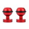 NovelGoal Aluminium Alloy Diving Fill Light Arm Bracket 1 Inch Ball Head Adapter Hot Shoe 1/4 3/8 for Hero 13 12 11 10 9 8 7 6 Action Camera (Red*2) view 1