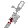 NovelGoal Aluminium Alloy Diving Fill Light Arm Bracket 1 Inch Ball Head Adapter Hot Shoe 1/4 3/8 for Hero 13 12 11 10 9 8 7 6 Action Camera (Red*2) view 3
