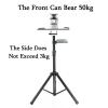 Laptop Floor Stand,Portable Steel Projector Tripod,Adjustable Workbench with Tray,for Home Outdoor Office,Load 50kg view 3