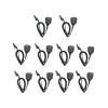 10 Pack PMMN4050AL PMMN4025AL PMMN4025 PMMN4050A Heavy Duty Remote Speaker Mic Shoulder Lapel Microphone for APX6000 APX7000 APX8000 XPR6550 XPR6580 XPR7550e XPR7550 XPR7350e Portable Radio view 1