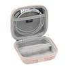 Geekria Shield Speaker Case Compatible with JBL Go 4/3/3 Eco Cover, Replacement Hard Shell Portable Speaker Protective Carrying Bag with Cable Storage, Keychain Carabiner (Pink) view 2