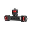 Adjustable Triple Mount Stand Aluminum 1/4inch for Action Camera Phone LED Tripod Live Stream Selfie Stick Holder Aluminum Camera Adapter Stand view 1